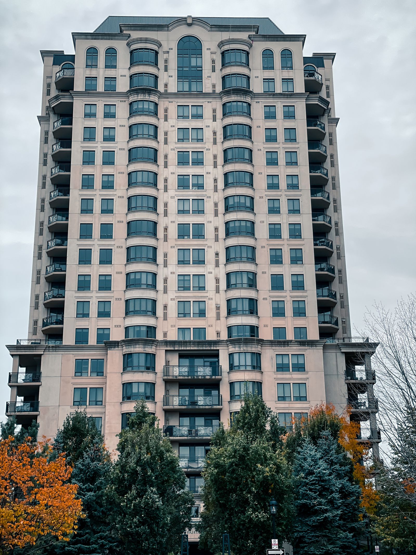 Fachada de un desarrollo de vivienda vertical